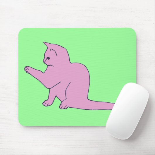 RE Kat Mousepad Muismat (Met muis)