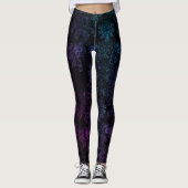 Re-make Wild Things Shimmery BluPurple Asymmetrisc Leggings (Voorkant)