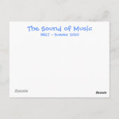 re mi fa so la ti do do briefkaart (Achterkant)