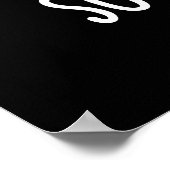 re Mi Fa soy La Ti do Soy Sauce Pun Dark BG Poster (Hoek)