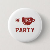 Re Tea Party Button (Voorkant)