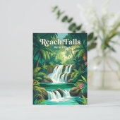 Reach Falls Jamaica Briefkaart (Staand voorkant)