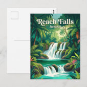 Reach Falls Jamaica Briefkaart (Voorkant / Achterkant)