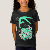 Reach for the Stars Gymnastics Tumbling T-Shirt (Voorkant)