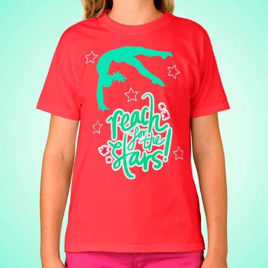 Reach for the Stars Gymnastics Tumbling T-Shirt