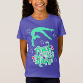 Reach for the Stars Gymnastics Tumbling T-Shirt (Voorkant)