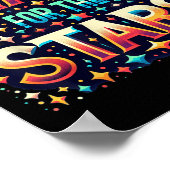 Reach For The Stars Motivational  Poster (Hoek)