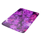 Reach for the Stars Paarse Bath Mat (Gekanteld)