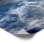 Reach for the Stars Planet Earth Flying Star Poster (Hoek)