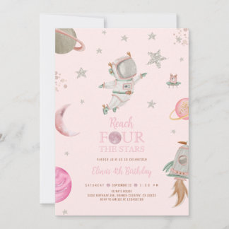 Reach four the stars, Girl Astronaut, Space 4th Kaart