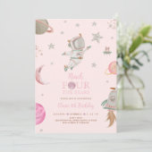 Reach four the stars, Girl Astronaut, Space 4th Kaart (Staand voorkant)