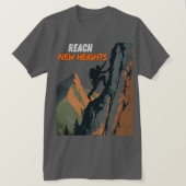 Reach New Heights – Climbing Day Tribute T-shirt (Design voorkant)