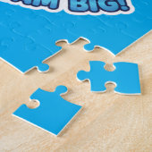 Reach New Heights! Dream Big - Cheerful  Airplane Legpuzzel (Zijkant)
