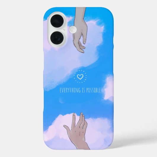 Reach of Hope – Inspirational Hand Design Case (Achterkant)