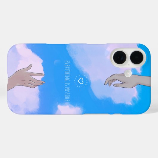 Reach of Hope – Inspirational Hand Design Case (Achterkant (horizontaal))