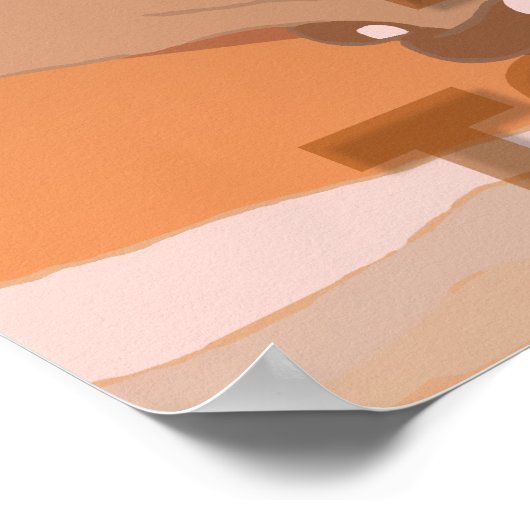 Reach Out Geef een hand Poster (Hoek)