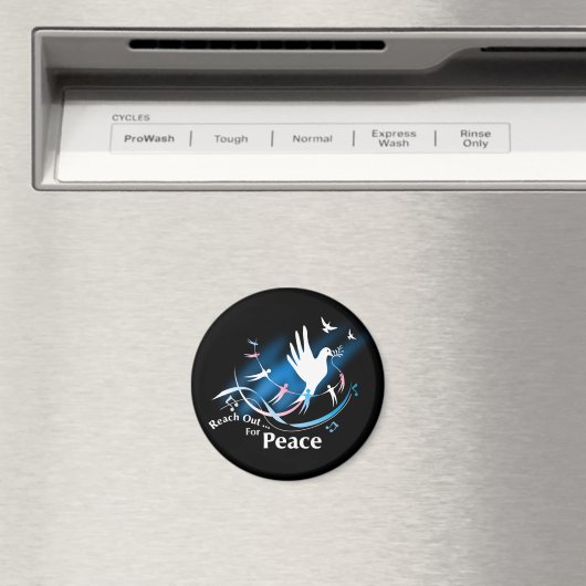 Reach out... Voor vrede Magneet (Insitu (Vaatwasser))