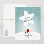 Reach Star KerstBriefkaart Briefkaart (Voorkant / Achterkant)