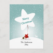 Reach Star KerstBriefkaart Briefkaart (Voorkant)