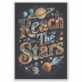 Reach The Stars – Colour Burst Sticker (Voorkant)