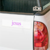 Reach uit, Tik op het geloof! Bumpersticker (Op Truck)