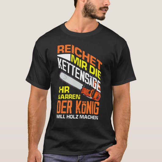 Reaches Die Chainzaag De koning van je school T-shirt (Voorkant)
