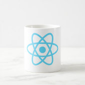 React js stickers, Mokken, T-shirts en nog veel me Koffiemok (Center)