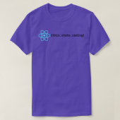 React State Codering T-shirt (Design voorkant)