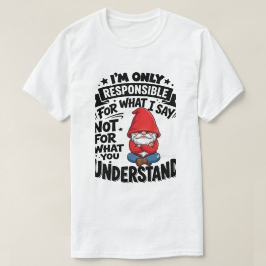 Reactie Begrijpen T-shirt (Design voorkant)