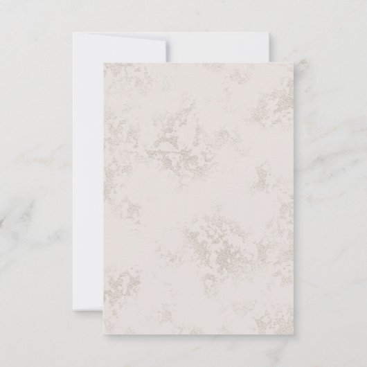 Reactie met Pauwveer RSVP Kaartje (Achterkant)