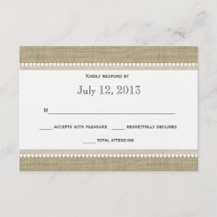 Reactie op hart en schoot RSVP kaartje