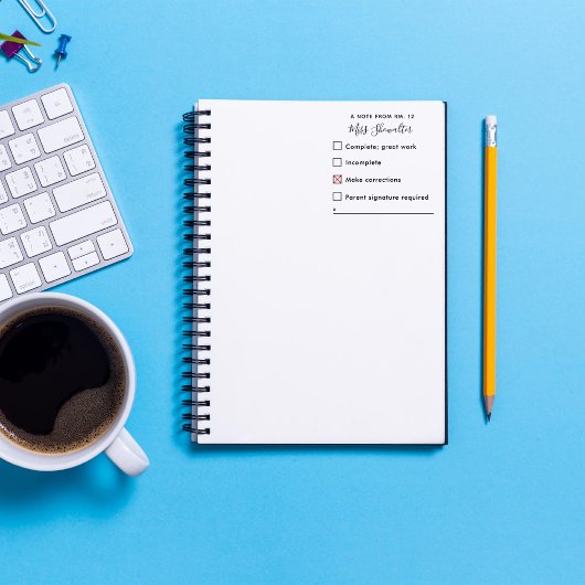 Reactie op huiswerk van leraar rubberstempel