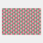 Reactie op kerstpapier met omlooppapier — Reeks 3  Inpakpapier Vel (Voorkant)