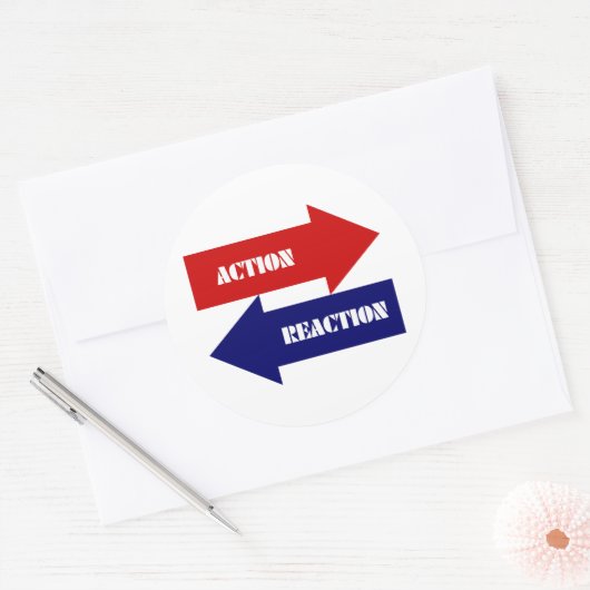 reactie ronde sticker (Envelop)