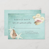 Reactie RSVP Zomerstrand Informele Schelpen Kunst (Voorkant / Achterkant)