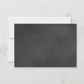 reactie van Afghan Hound Silhouettes Weddenschap R RSVP Kaartje (Achterkant)