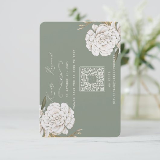 Reactiekaart RSVP Kaartje (Staand voorkant)