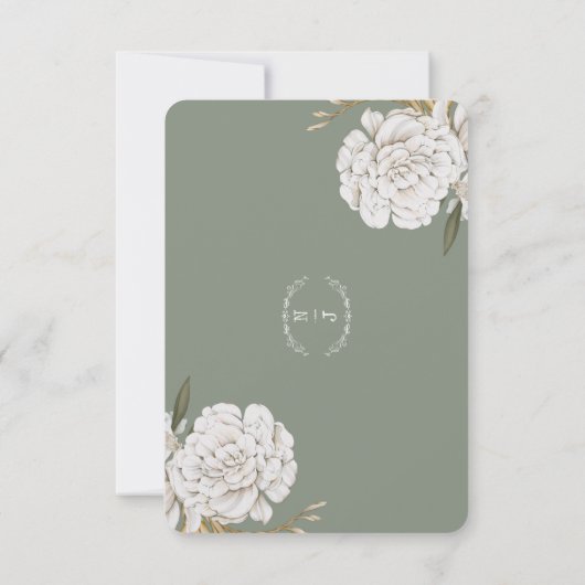 Reactiekaart RSVP Kaartje (Achterkant)