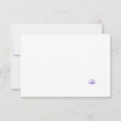 Reactiekaart voor legante overtreders RSVP kaartje (Achterkant)