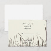 Reactiekaart voor Oostenrijkse graslanden RSVP Kaartje (Voorkant / Achterkant)