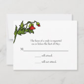 Reactiekaart voor winkel RSVP kaartje (Voorkant)