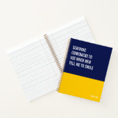 Reacties om te gebruiken als mannen me vertellen o notitieboek (Binnen)
