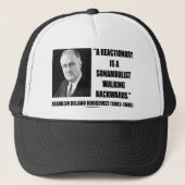 Reactionair Sonambulist die achteruit loopt Trucker Pet (Voorkant)