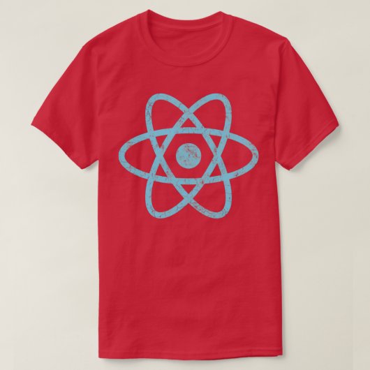 ReactJS React JS JavaScript Framework T-shirt (Design voorkant)