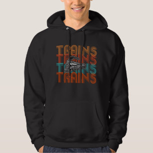 reactortreinen met tekststoommotor hoodie