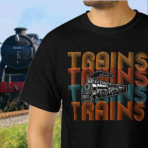 reactortreinen met tekststuurmotor t-shirt