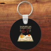 Read 6–7 Nights Funny Reading  Sleutelhanger (Voorkant)