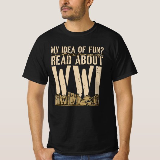Read About WWI T-shirt (Voorkant)