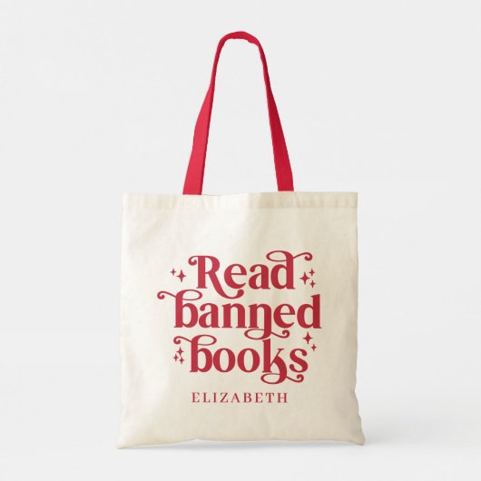 Read Banned Books Book Lover's Gift Tote Bag (Achterkant)