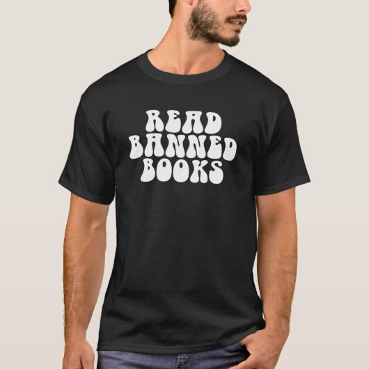Read Banned Books Book Reading Book Nerd Librari T-shirt (Voorkant)